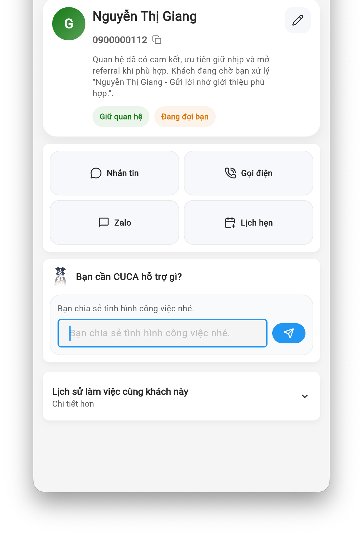 CUCA - AI Relationship Intelligence - Screenshot 9